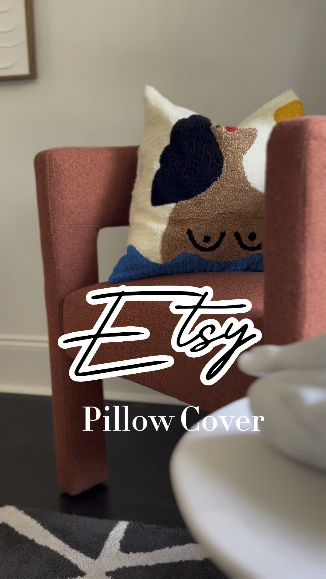 This pillow cover tho 🥰 #Etsy #PillowCover #Eclectic 

#LTKfindsunder50 #LTKGiftGuide