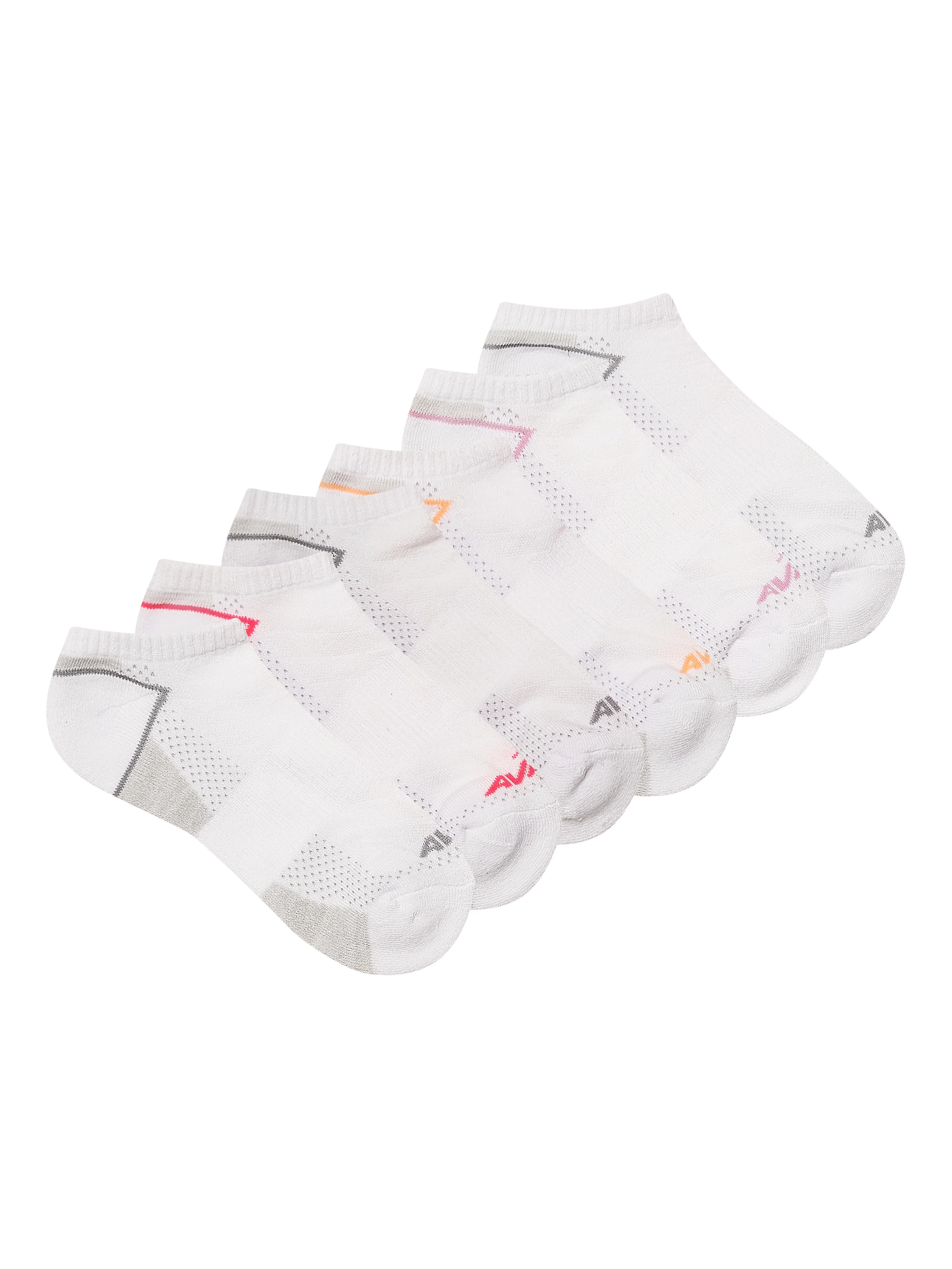 Avia Women's All Sport Cushion No Show Socks, 6-Pack | Walmart (US)