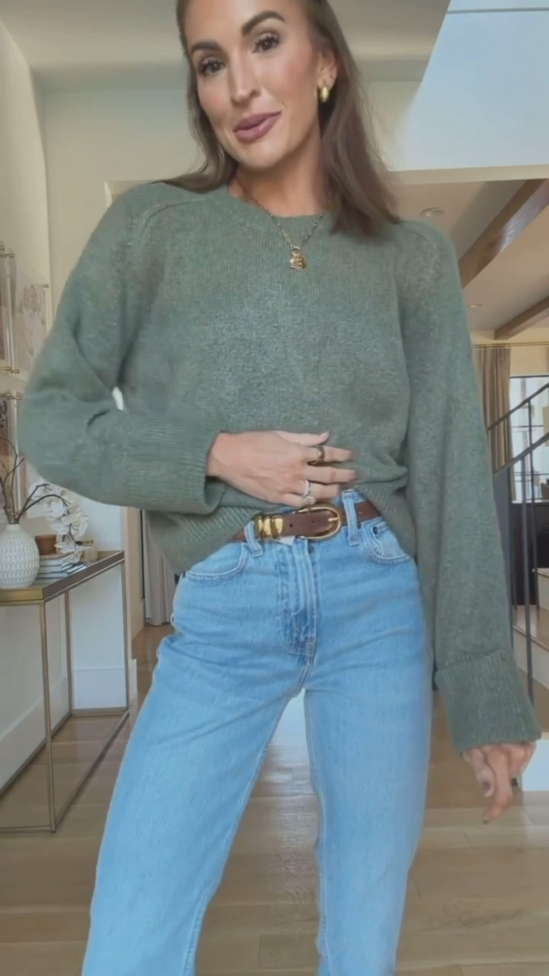 hands down some of my most worn denim 🙌🏼 and i have this classic sweater in several colors too! 💗

winter outfit 
casual outfit 
abercrombie 
abercrombie denim 


#LTKSaleAlert #LTKootd