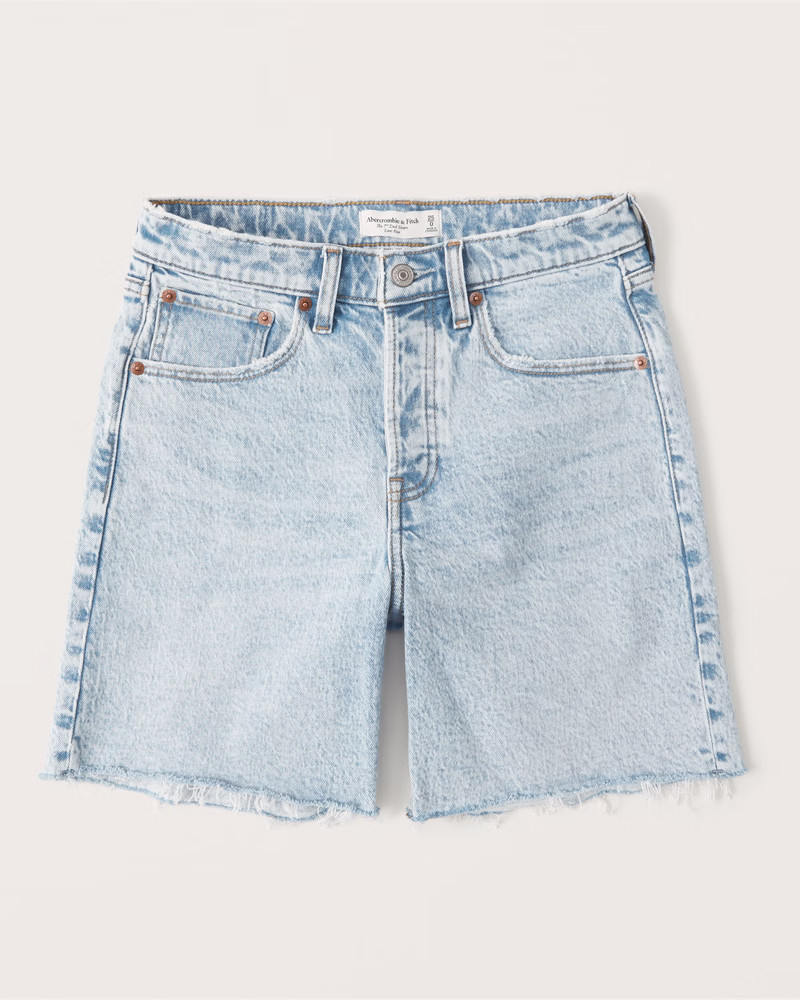 Low Rise 7 Inch Dad Shorts | Abercrombie & Fitch (US)