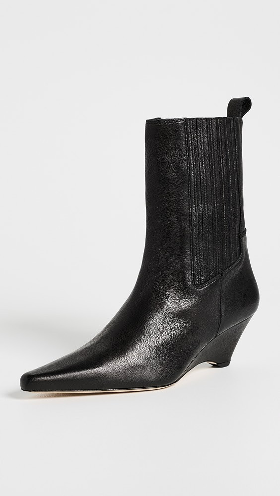 Parker Curved Wedge Leather Chelsea Boots | Shopbop