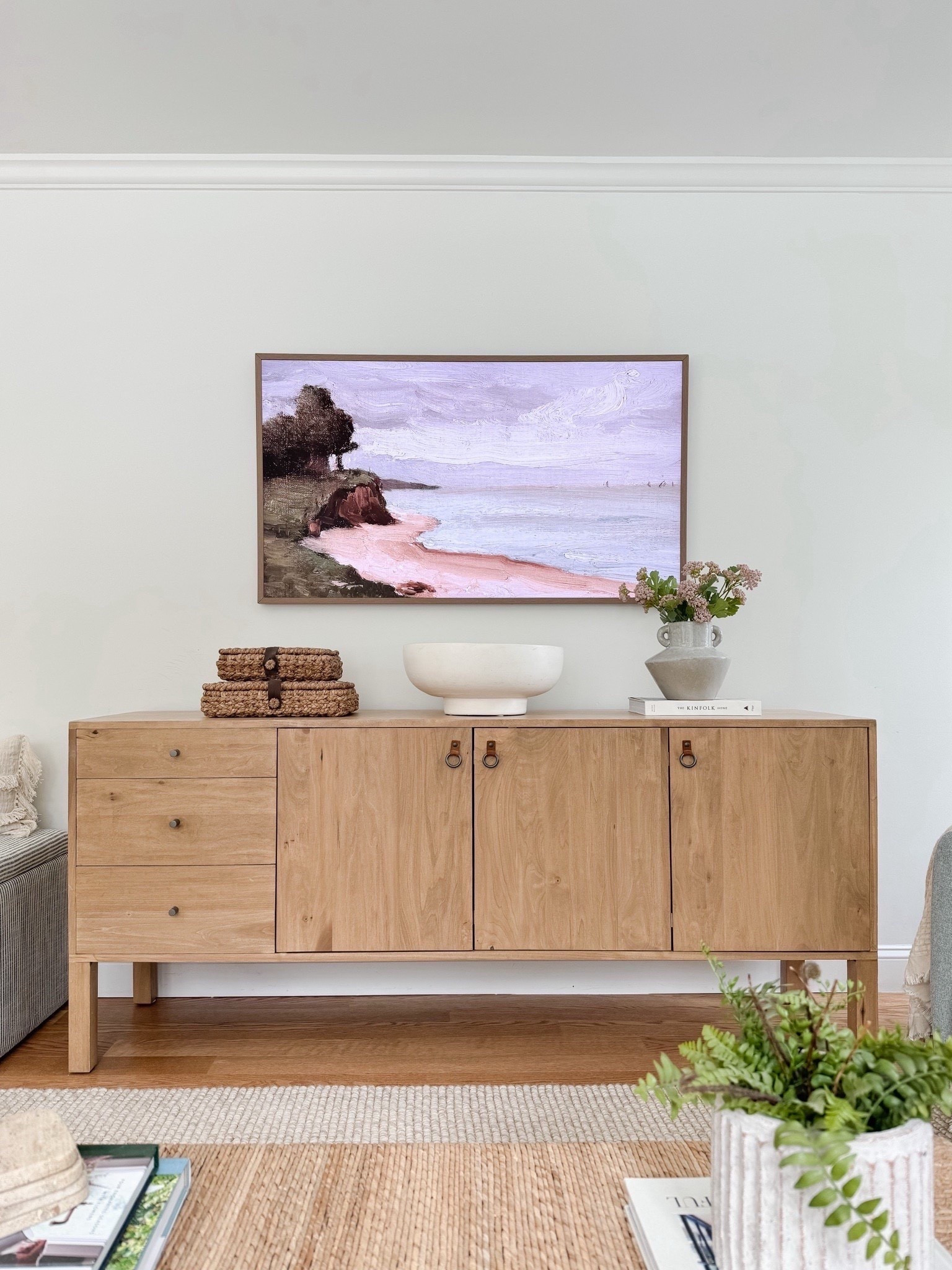 Coastal Living Room 

McGee and co sale  Labor Day sale   Samsung frame TV  sideboard  console table Amazon mirror  Amazon home decor living room styling  Home decor  Home  Home decor  Home favorites   Coastal home  coastal home decor  

#LTKSaleAlert #LTKHome #LTKStyleTip