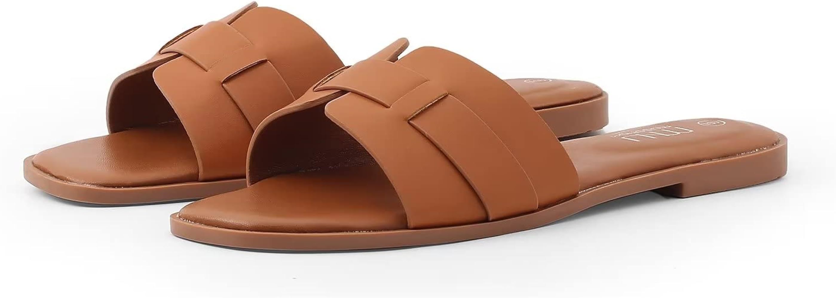 MUSSHOE Womens Sandals Square Toe Dressy Summer Sandals | Amazon (US)