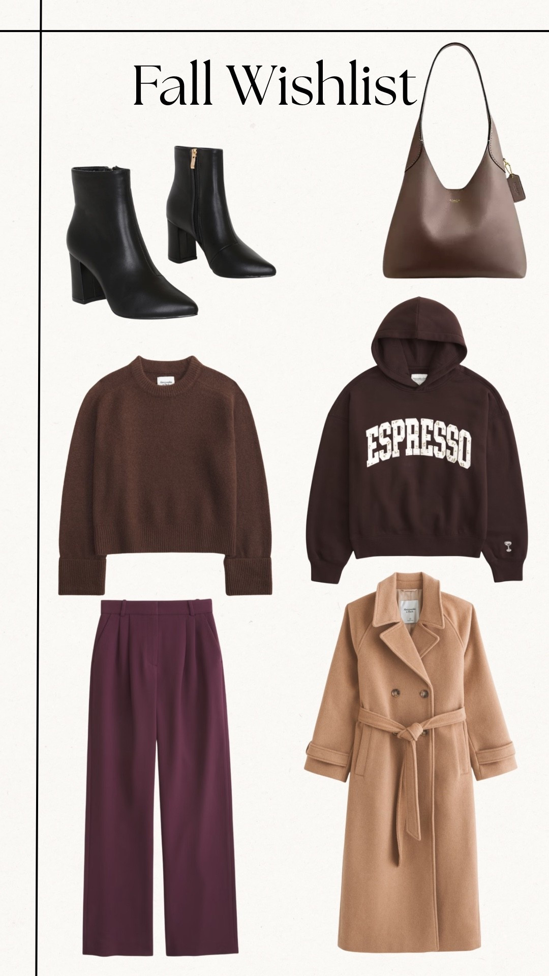 Fall favorites 🍂🤎 Shoes, bags, clothing, etc all on my wishlist! 

#LTKSeasonal