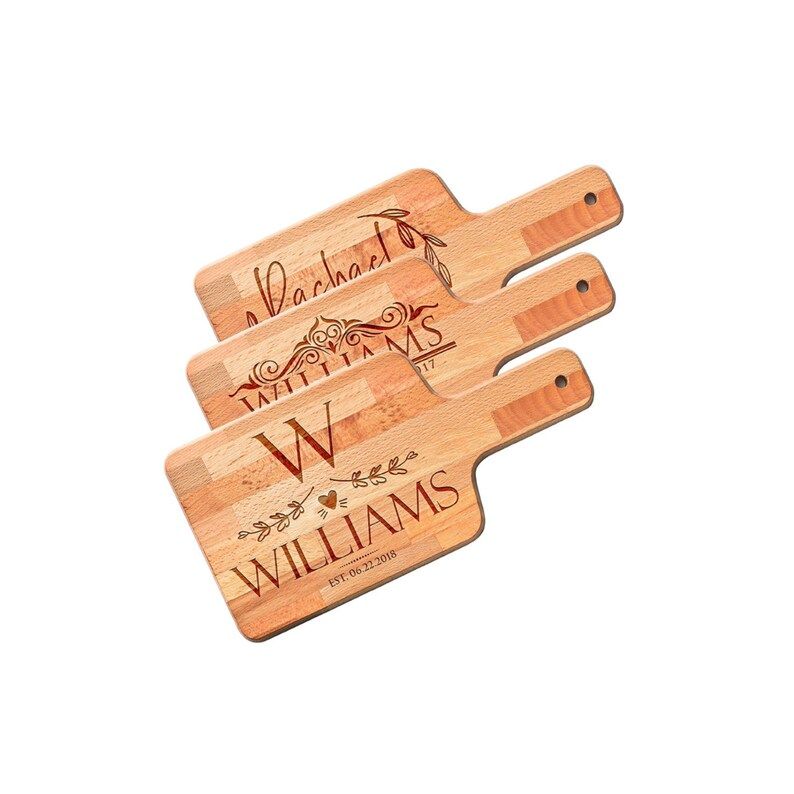 Mini Handle Personalized Cutting Board Custom Engraved Wood | Etsy | Etsy (US)