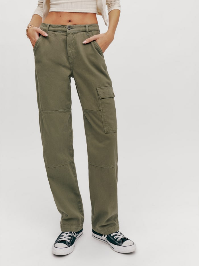 Bailey High Rise Utility Pant | Reformation (Global)