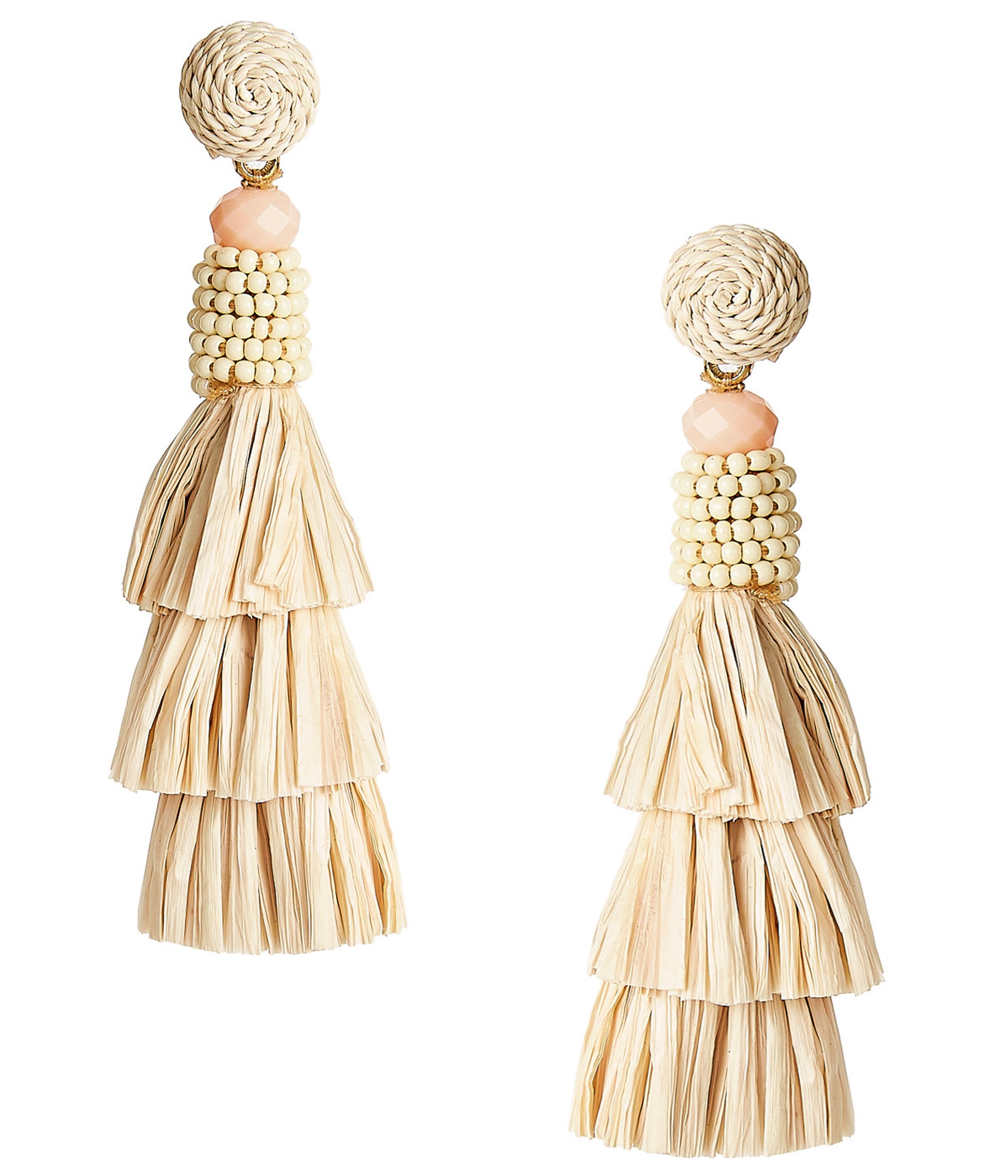 Tassel Earring  - Straw | Lisi Lerch Inc