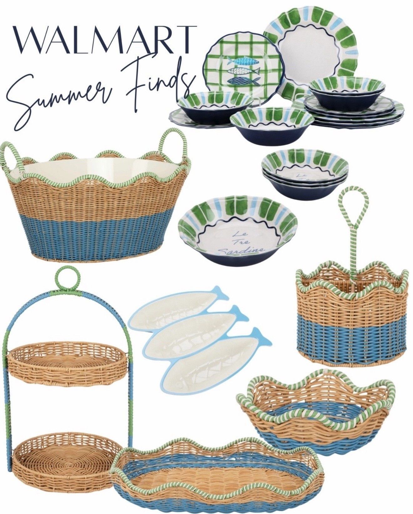Walmart home summer hosting finds! 





Nautical decor 
Coastal decor 
Coastal home 
Summer party 
Wicker serving tray 
Ice bucket 
Utensil caddy 
Melamine plates 
Walmart finds 

#LTKMothersDay #LTKHome #LTKSeasonal