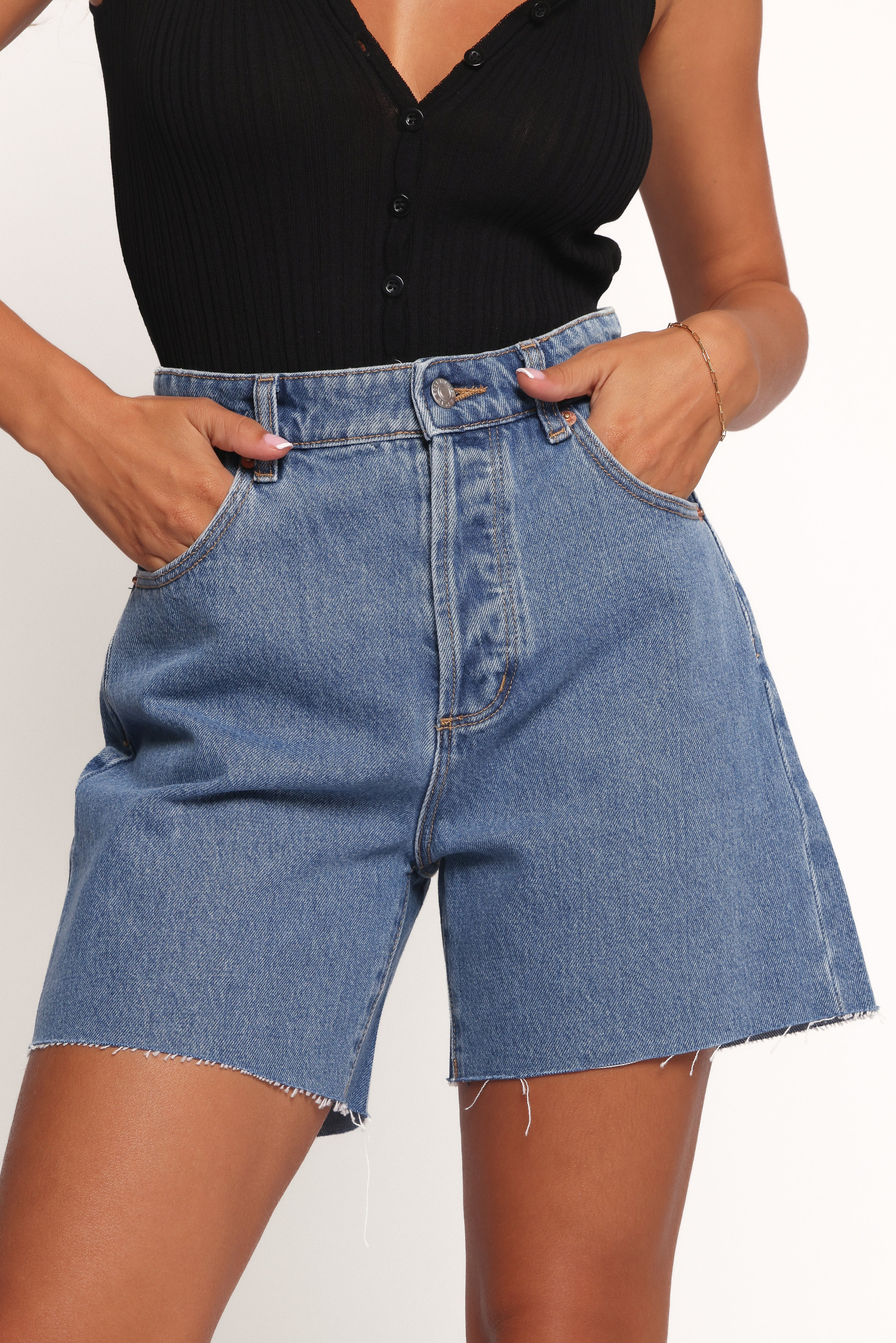 Rollas 90s Relaxed Short - River Blue | Petal & Pup (AU)