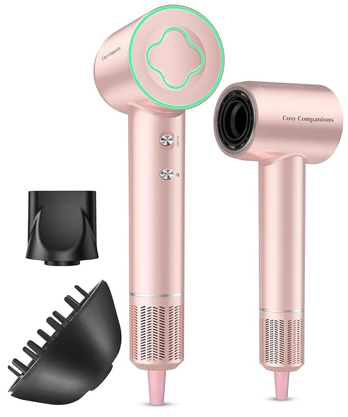 Cosy Companions High-Speed Ionic Hair Dryer, 150000 RPM Brushless Motor for 2-5 Min Fast Drying, ... | Amazon (US)