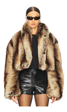 AFRM Stephanie Jacket in Taupe from Revolve.com | Revolve Clothing (Global)