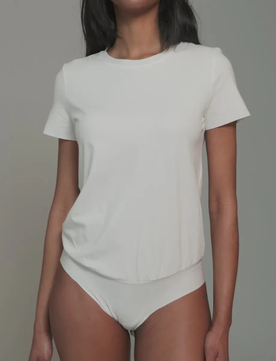 Essential Cotton Crew Bodysuit | Commando®
