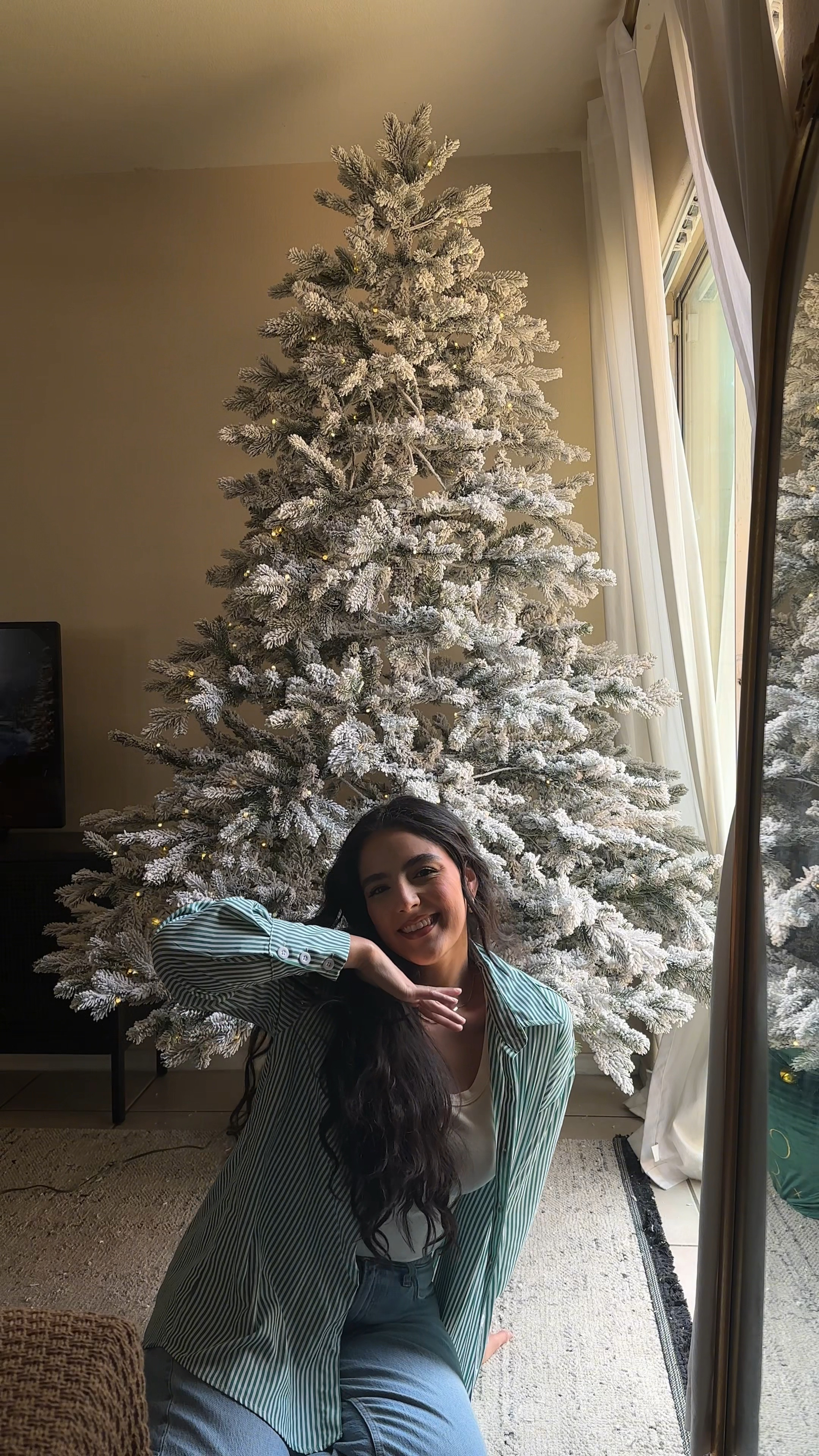 Decided to get a foot taller Christmas tree this year and I am so obsessed with it. Has lights and everything 

#LTKVideo #LTKSeasonal #LTKHoliday