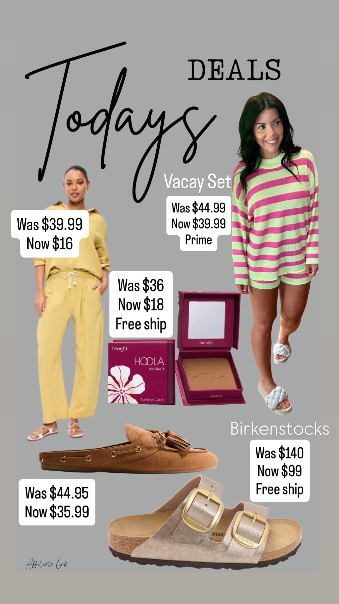 Todays deals
Matching set
Vacation outfit
Spring break
Beauty sale
Birkenstocks
Mules

#LTKSaleAlert #LTKOver40 #LTKootd