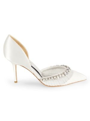 Everley 89MM Embellished D'Orsay Pumps | Saks Fifth Avenue OFF 5TH