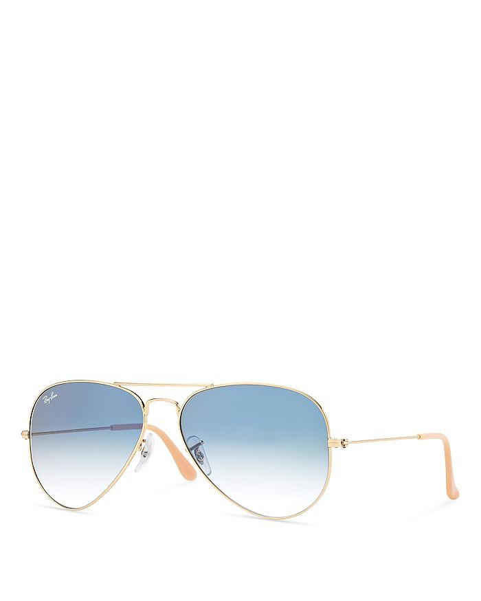 Unisex Classic Aviator Sunglasses, 55mm | Bloomingdale's (US)