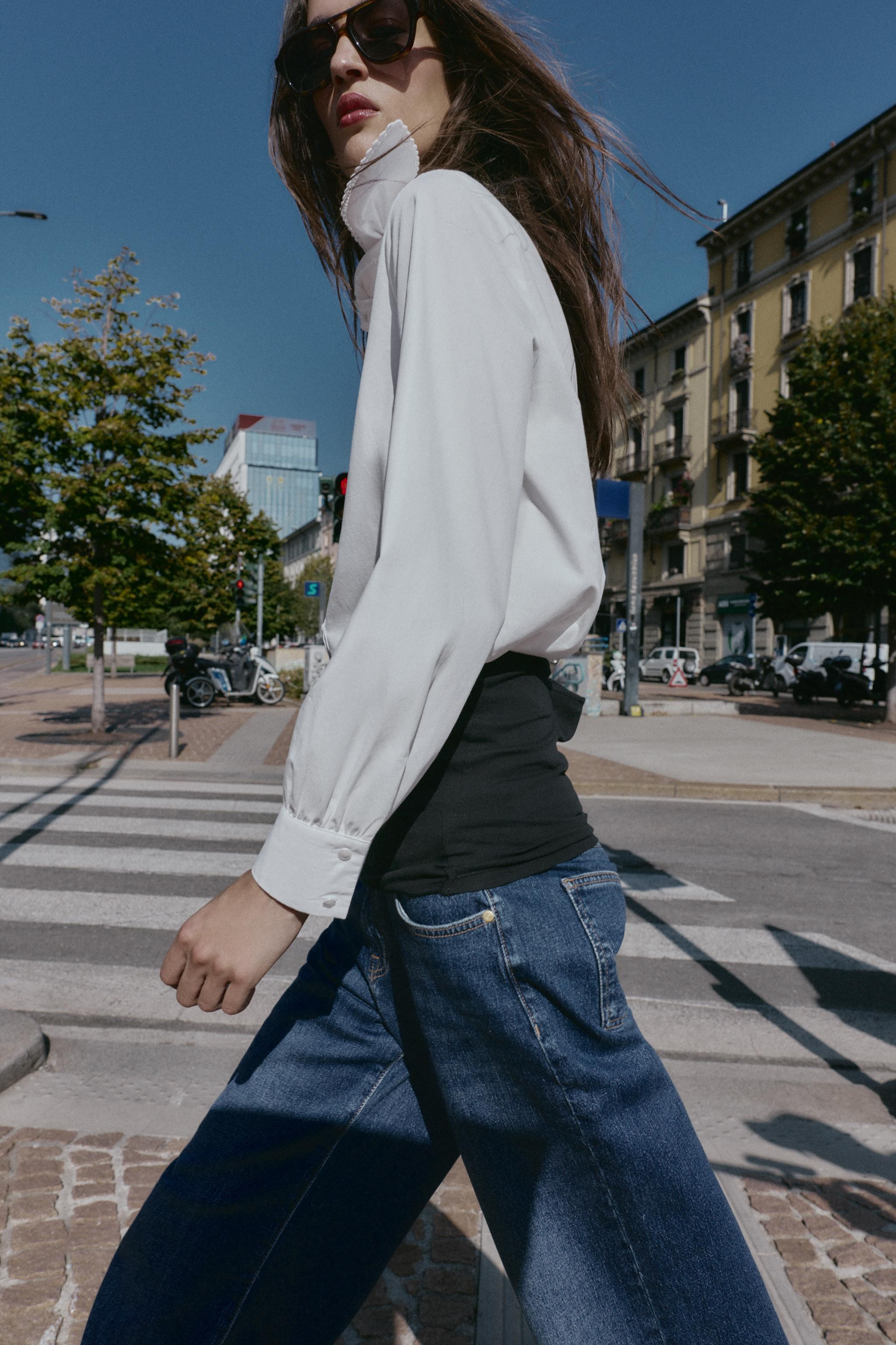 BOW POPLIN SHIRT | Zara US