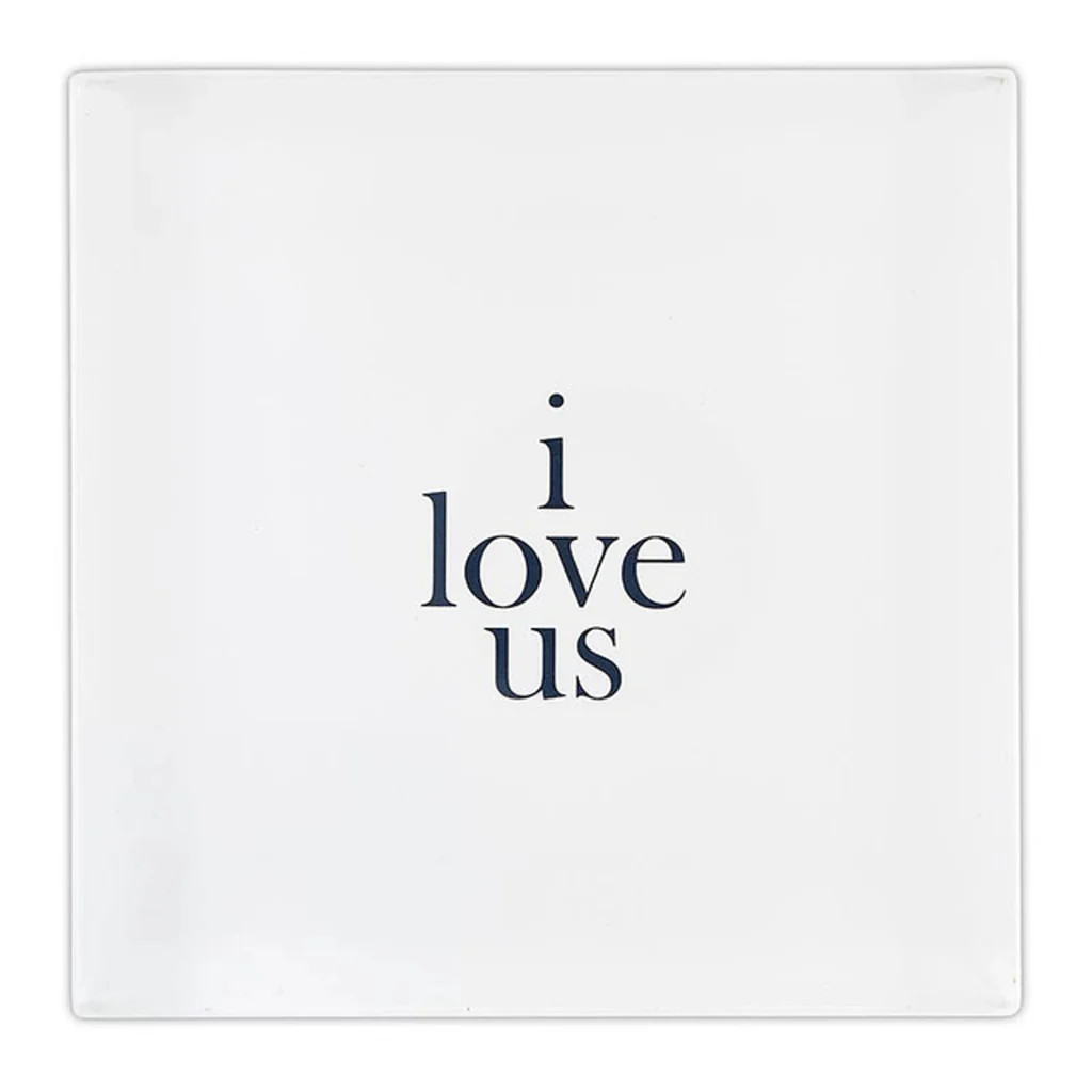 I Love Us Lucite Block 5x5 | Ama La Vita
