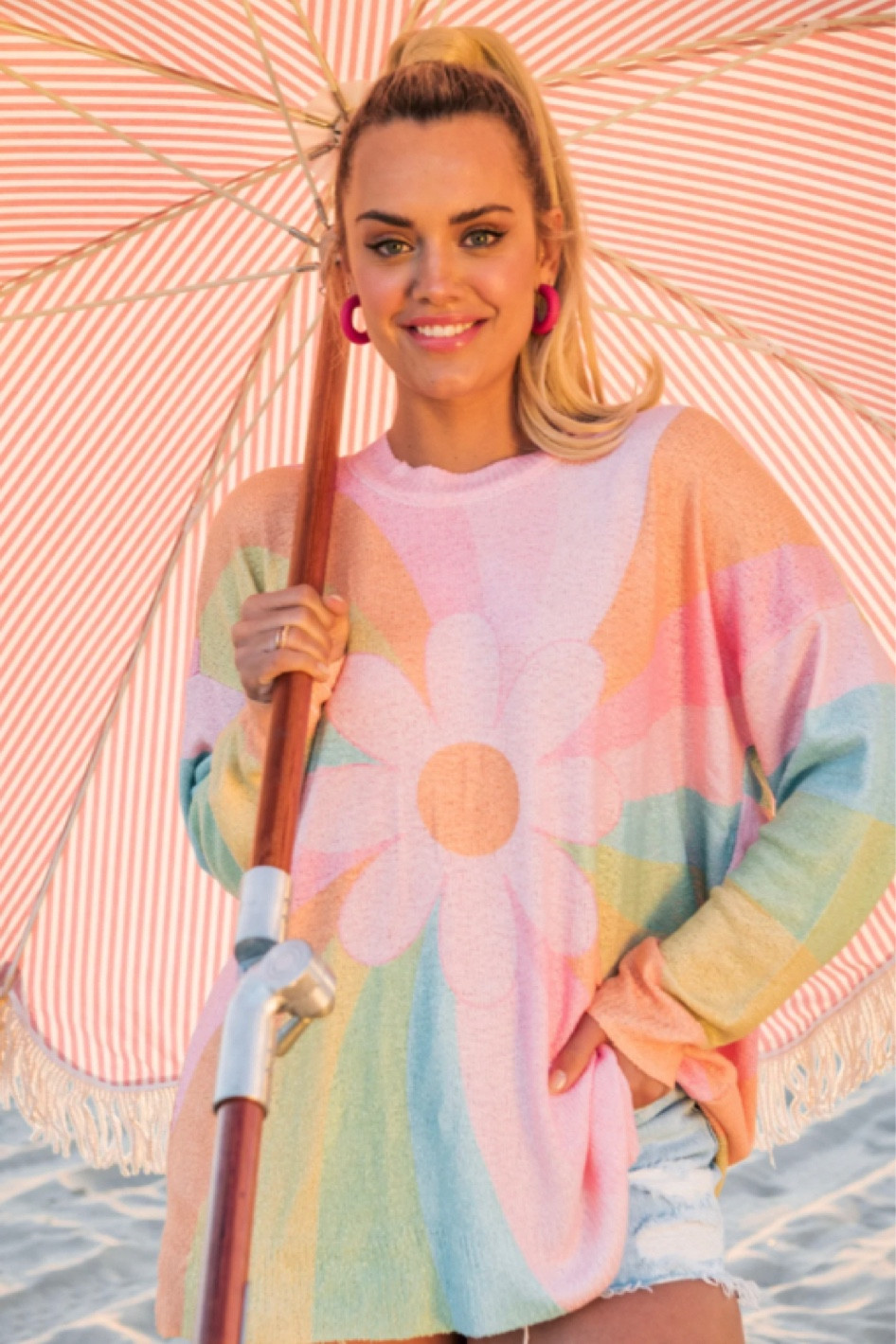 Barbie girl style for the beach ✨

#LTKunder100 #LTKSeasonal #LTKswim