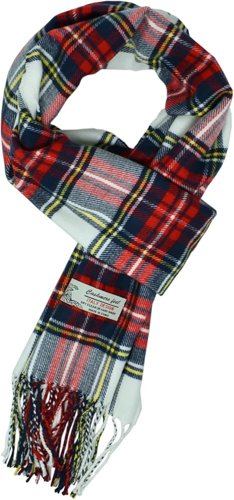 Glory Max Scottish Stewart Tartan Plaid Luxurious Winter Scarf Soft Cashmere Feel 72"x12" | Amazon (US)