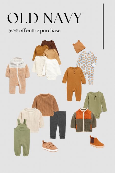 Old navy 50% off sale / fall outfits for baby boy 

#LTKSeasonal #LTKbaby #LTKsalealert