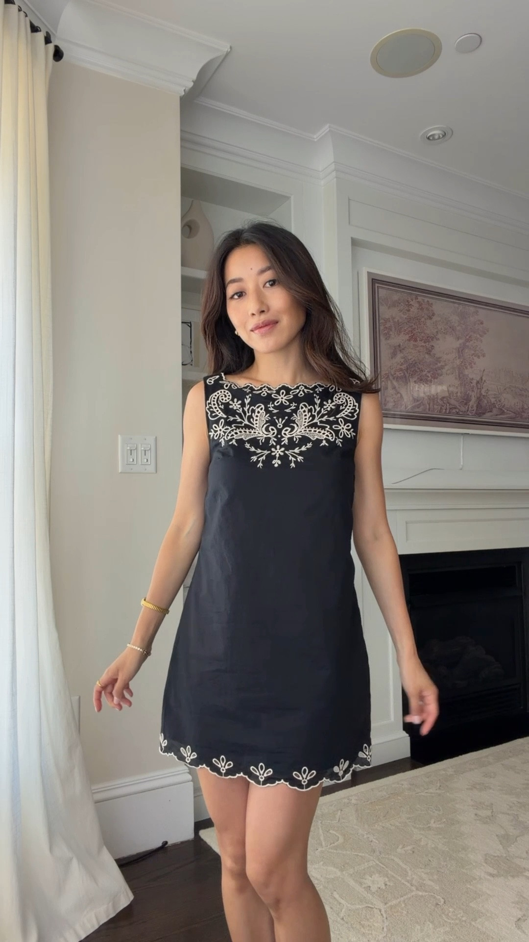 BOGO sale! Sizing below:
• Outfit 1: High rise wide leg jeans 24 Short (runs big in the waist) wearing with small heel. built in bra tank top XS, FYI for the white color tank the bottom half is a little sheer
• Outfit 2: Embroidered cotton mini dress xxsp. Petite is very short (XXS petite is 29” long) Can try a size up or regular for more length

• Outfit 3: Cotton sweater shell XXS with Ruffle Short xxs - lined, TTS 

• Outfit 4 not part of BOGO; Bra-Free Midi Dress size XXS petite yellow stripe true to size 

Summer dresses , petite outfits

#LTKootd #LTKSeasonal #LTKPetite