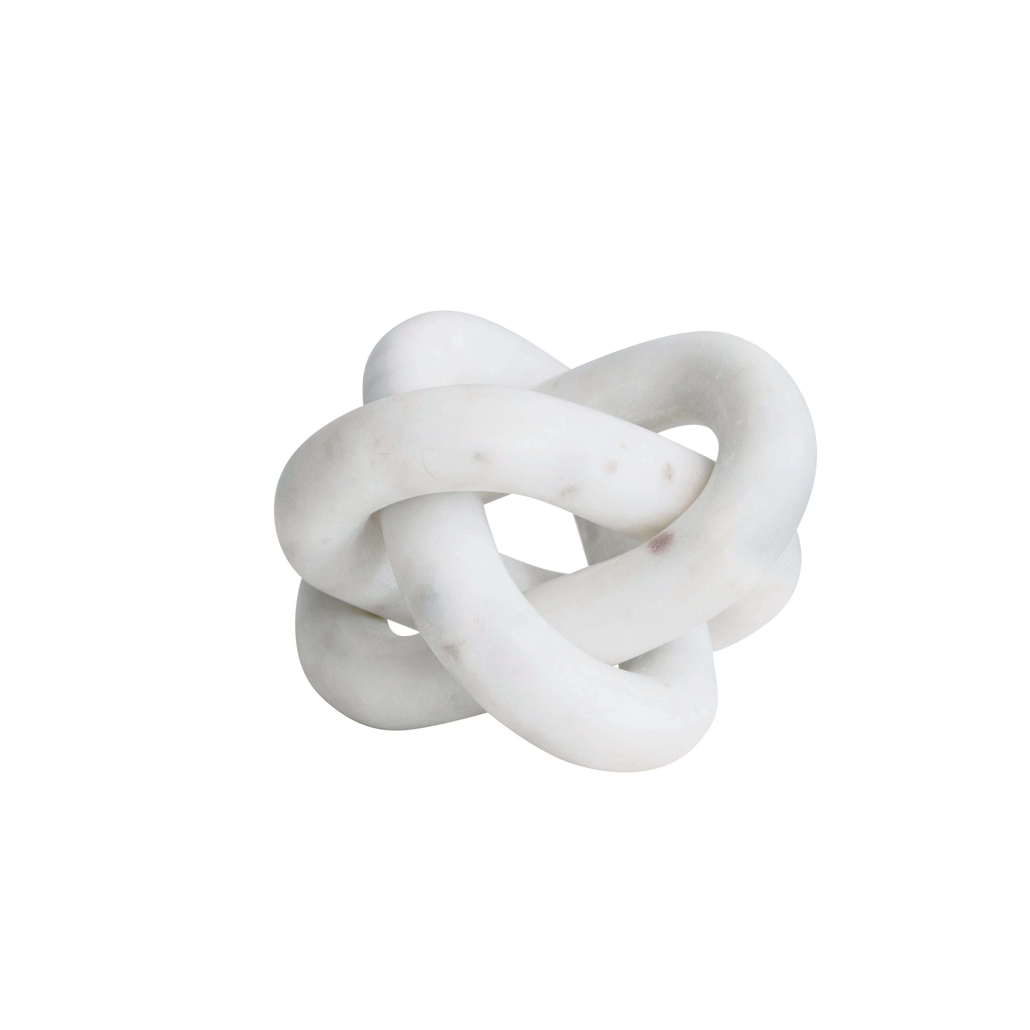 Decorative Interlocking Marble Chain with 3 Links - 6.0"L x 6.0"W x 6.0"H | Bed Bath & Beyond