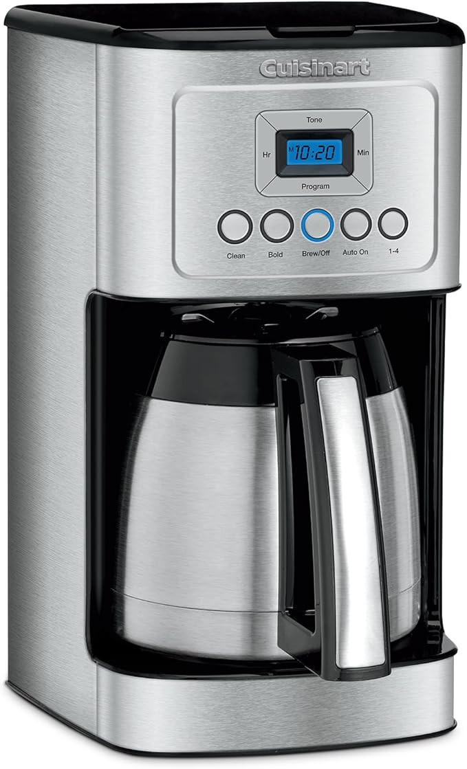 Cuisinart 12-Cup Coffee Maker, Programmable PerfecTemp Thermal Carafe Coffee Machine with 1-4 Cup... | Amazon (US)