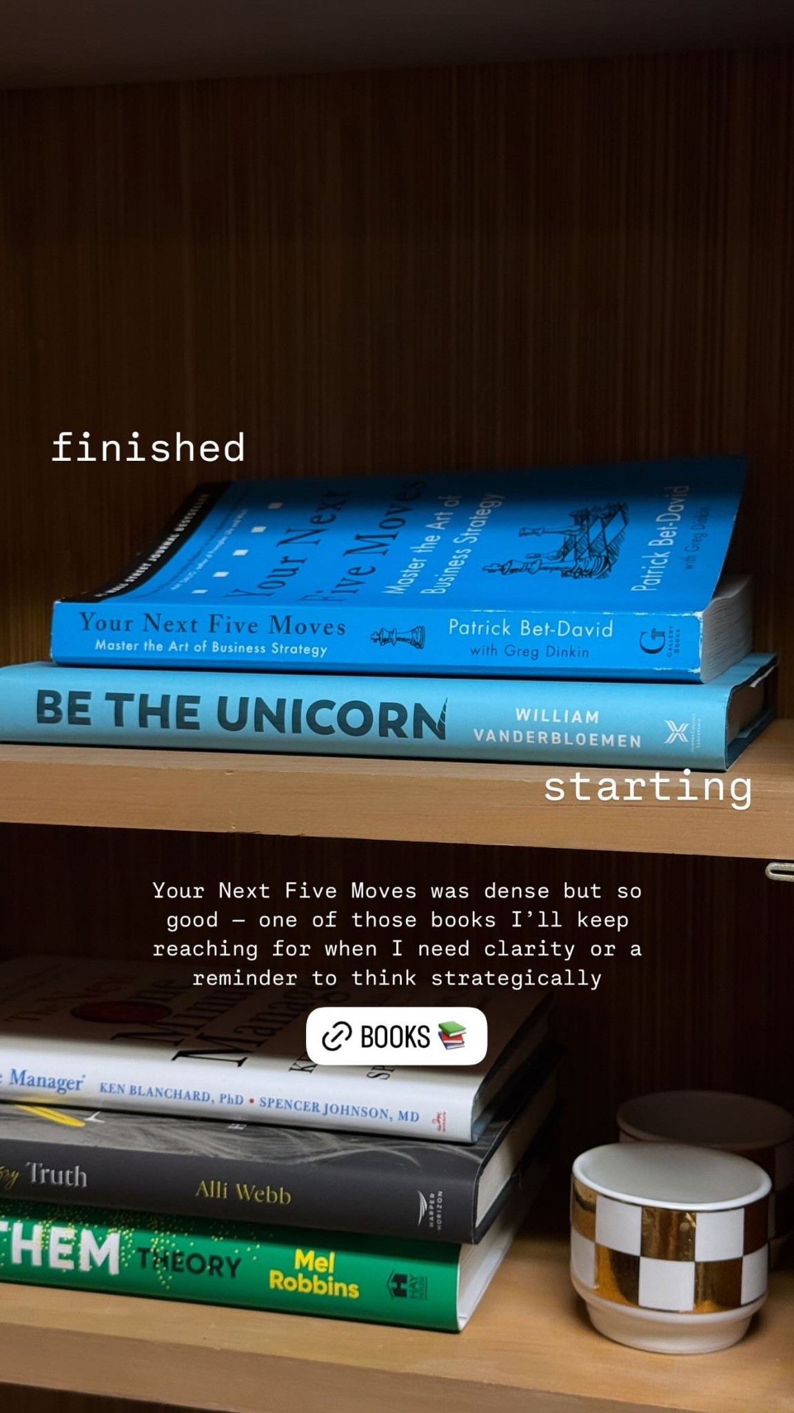 currently reading: Be The Unicorn by William Vanderblomen 