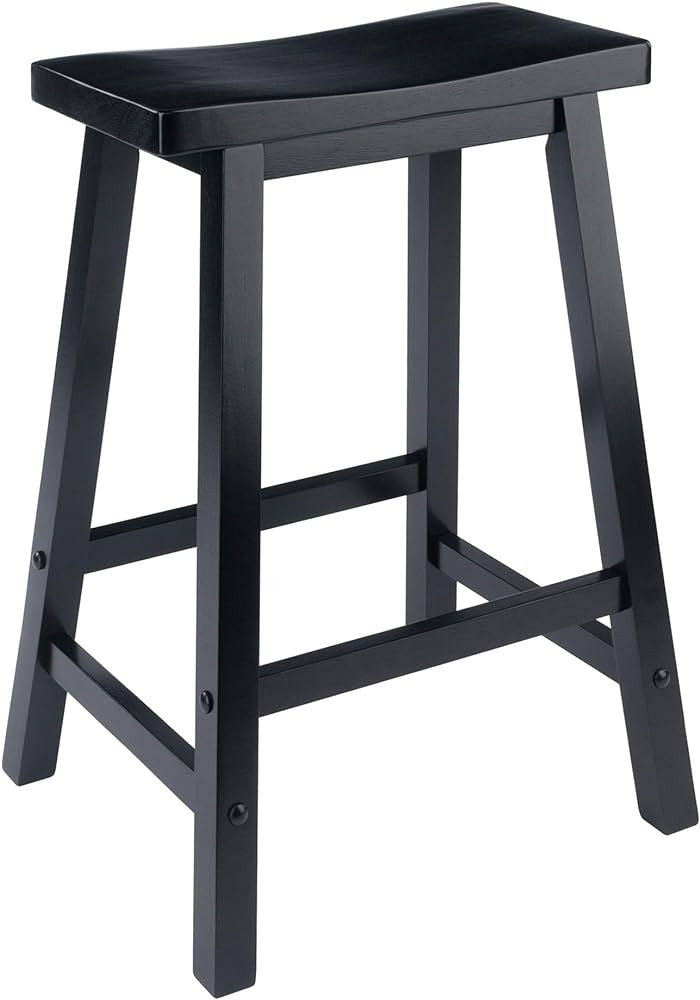 Winsome Satori Counter Stool, 24", Black | Amazon (US)