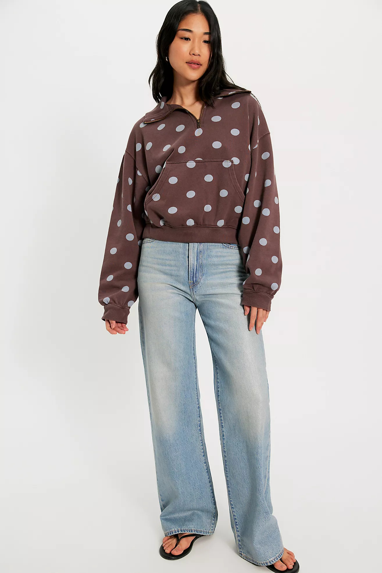 Spot On Half Zip Sweatshirt | Free People (Global - UK&FR Excluded)