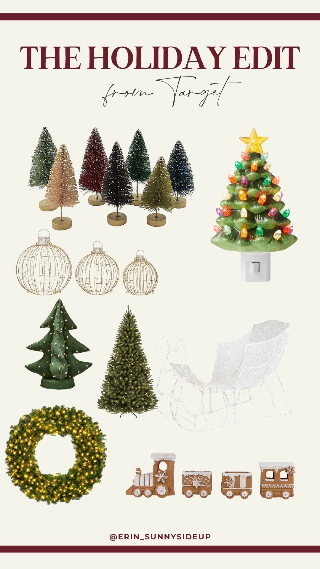 Christmas decor on sale at target right now!