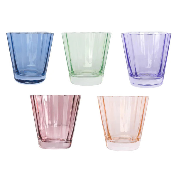 Mix & Match Set of 6 Sunday Low Ball Glasses | Society Social