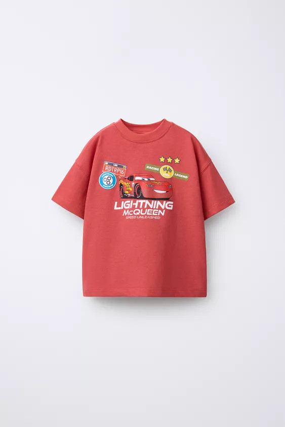 CARS LIGHTNING MCQUEEN © DISNEY PRINT T-SHIRT | Zara US