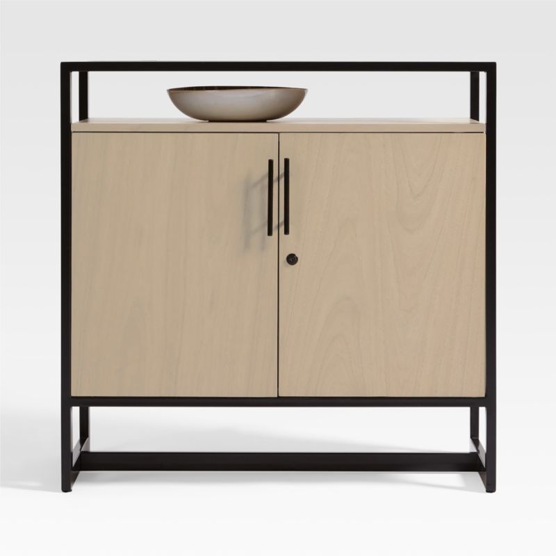 Lemoine Small Bar Cabinet + Reviews | Crate & Barrel | Crate & Barrel