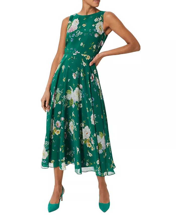 HOBBS LONDON Carly Sleeveless Midi Dress Back to results -  Women - Bloomingdale's | Bloomingdale's (US)