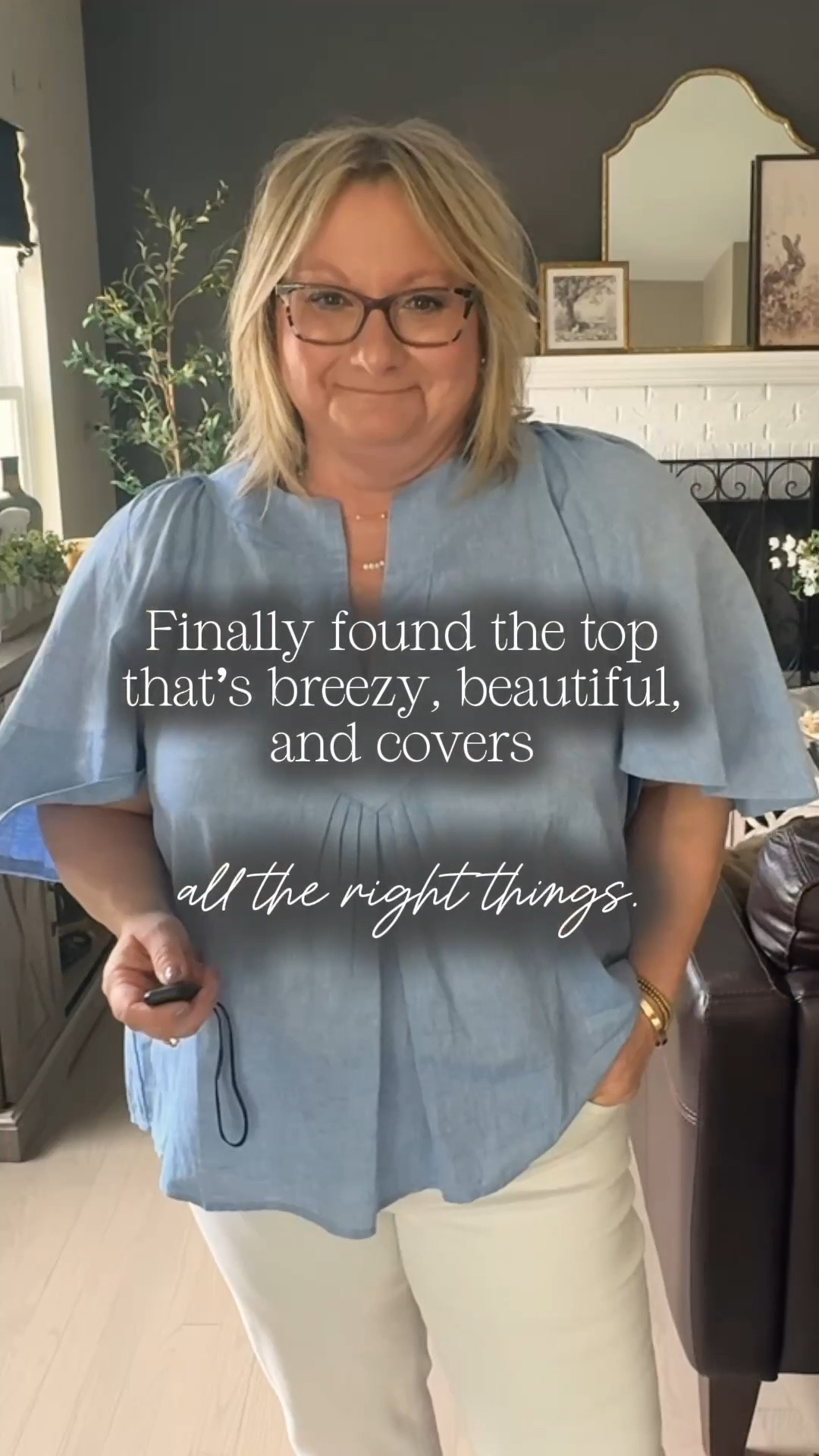 Finally found the linen top that’s breezy, beautiful, and covers all the right things. Linen season is officially here and this top is doing everything right.


#linentop #whitejeans #summertops

Summer tops, white  jeans, summer outfit,

Unfortunately this top has sold out but I’ve linked some similar ones.