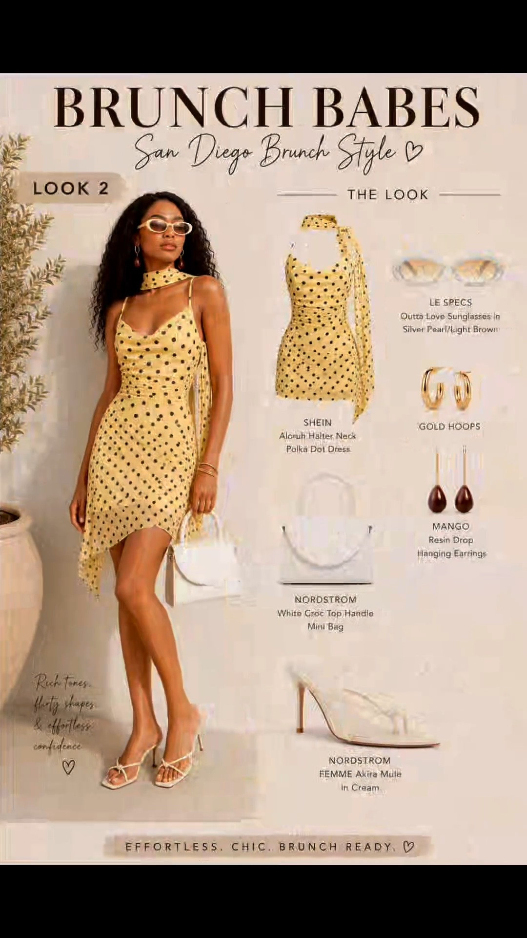 Brunch Babes | San Diego Edition 🤎

Looking for the perfect brunch outfit? These three elevated looks are perfect for brunch dates, girls’ trips, vacations, and summer weekends.

I’m loving the combination of chocolate brown, butter yellow, cream, and white this season because it feels timeless, feminine, and effortlessly chic.

Shop all three looks below and save this collection for your next brunch. ✨

#LTKootd #LTKTravel #LTKfoodie