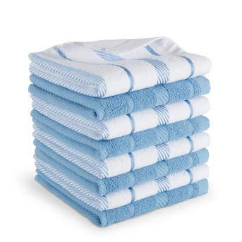 KitchenAid 8-Pack Cotton Solid Any Occasion Kitchen Towel Set | Lowe's