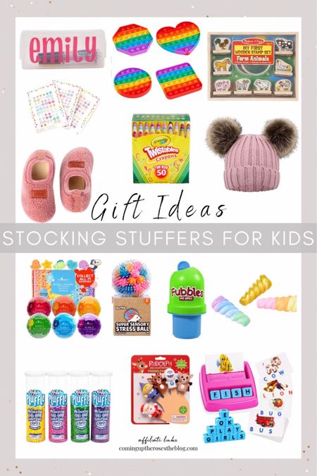 Christmas stocking stuffers for kids! 

Gift ideas for kids // kids stocking stuffers // small gifts for kids // Christmas gifts for kids 

#LTKkids #LTKGiftGuide #LTKHoliday