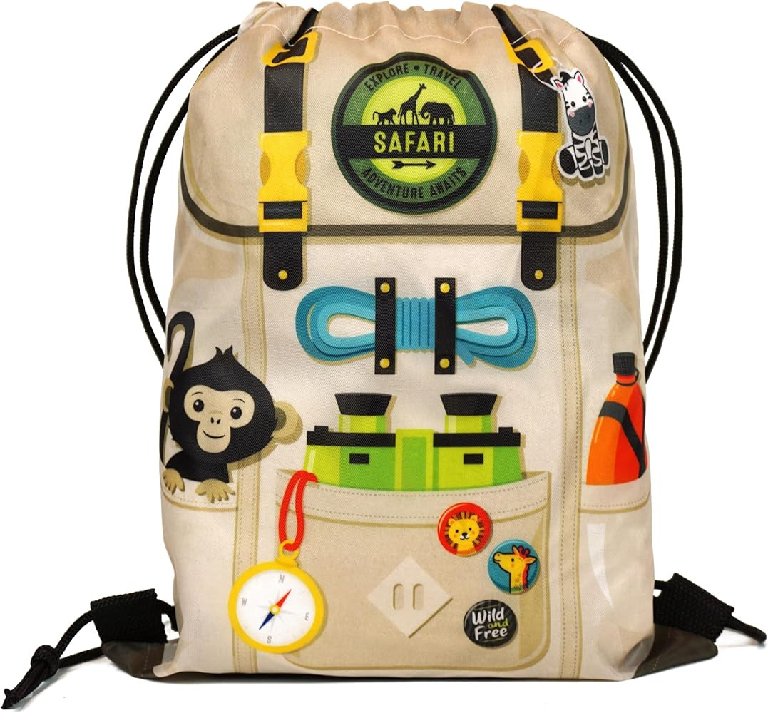 12 pk Safari Goodie Bags - Zoo Party Favors or Safari Treat Bags Ideal for Candy, Gifts, and Loot... | Amazon (US)