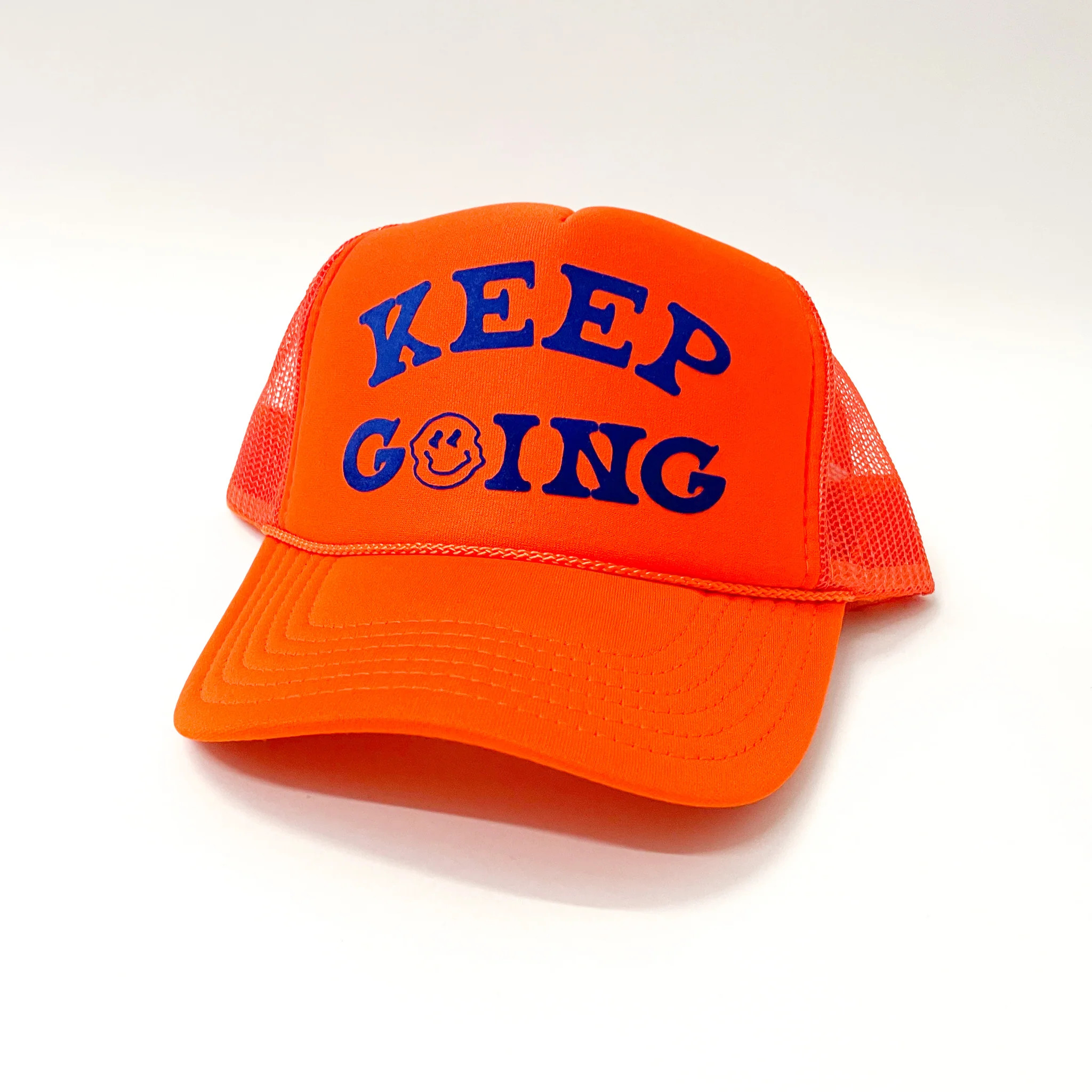 Keep Going Smiley Trucker Hat | N. B. GOODS