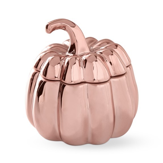 Figural Candle, Pumpkin | Williams-Sonoma