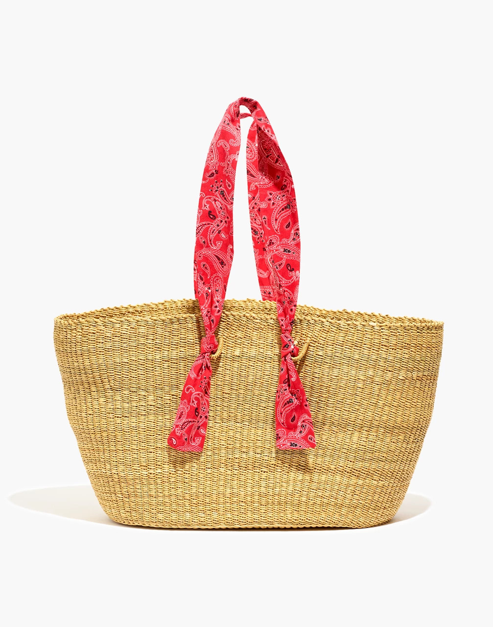 Madewell x Indego Africa™ Bandana Bolga Tote Bag | Madewell