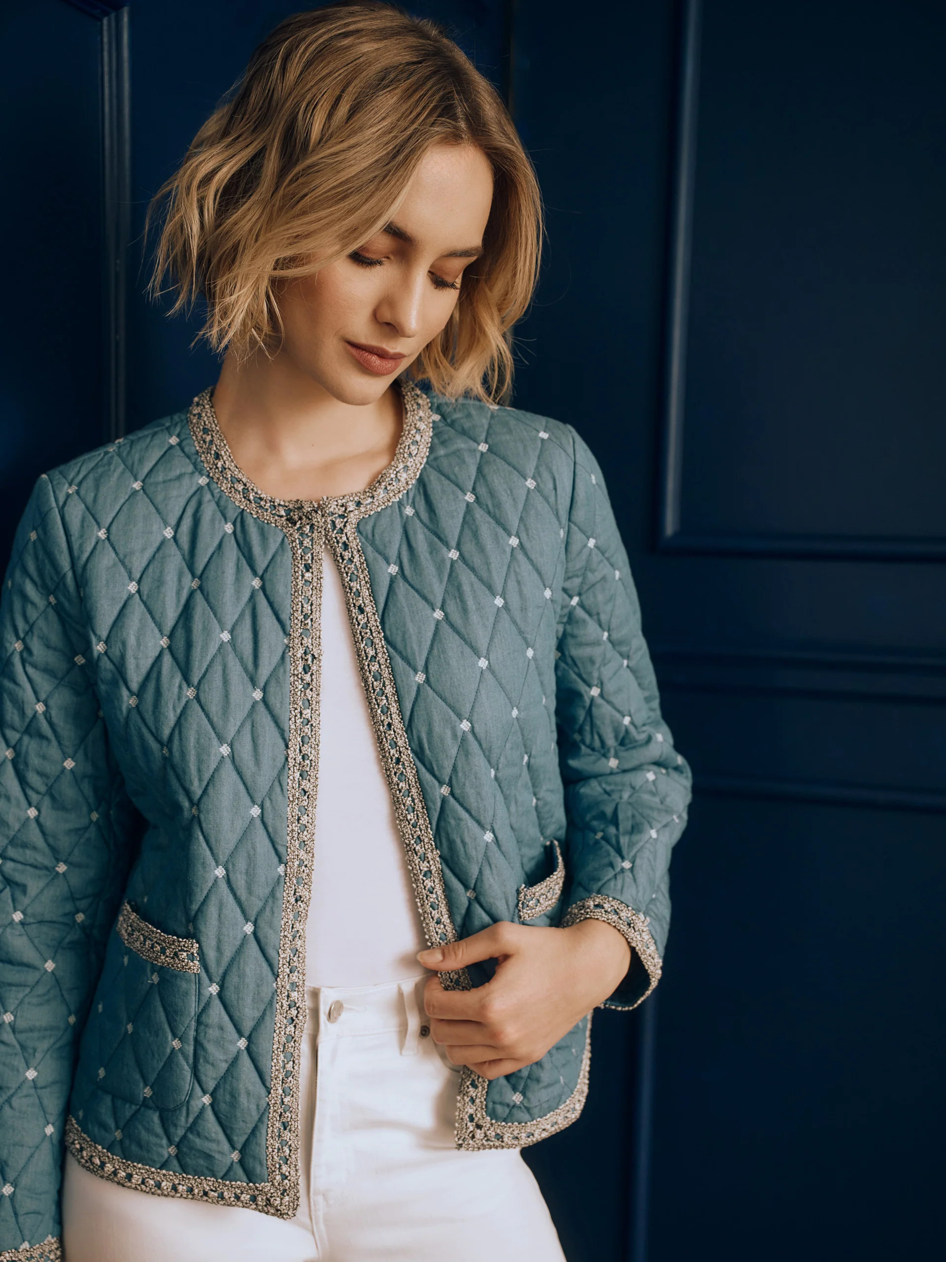Helene Quilted Jacket | J.McLaughlin