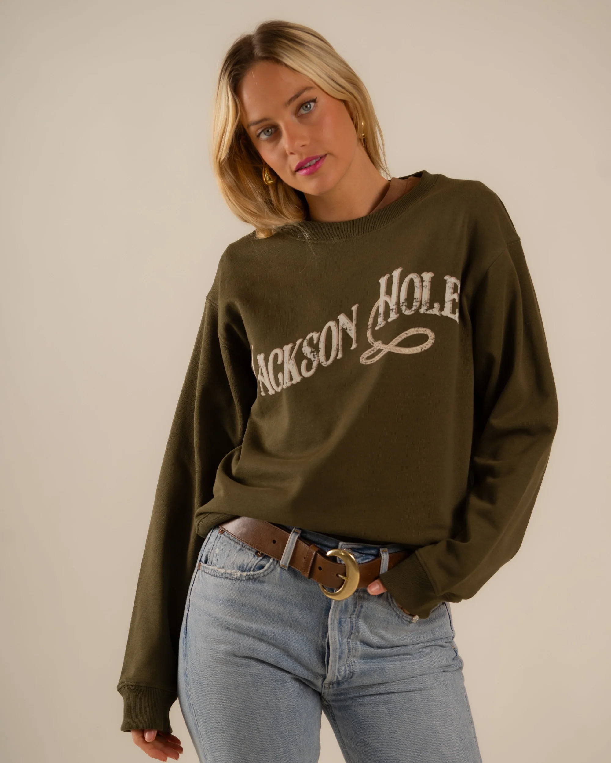 90’s Baggy Crewneck Jackson Hole | Care Tucker