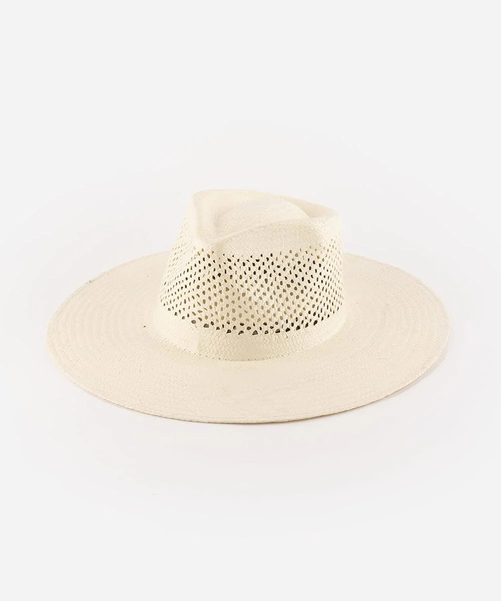 Nell Vented Fedora Straw Hat | Gigi Pip