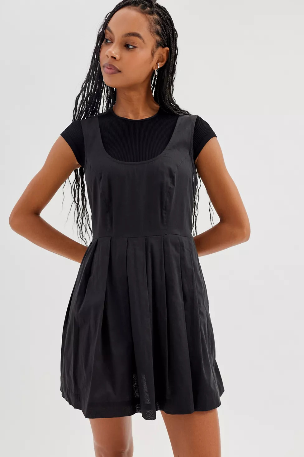 UO Sky Scoop Neck Mini Dress | Urban Outfitters (US and RoW)