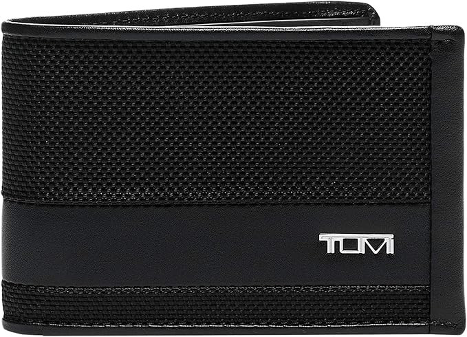 TUMI - Alpha Slim Single Billfold - Men's Ballistic Nylon Wallet - Hidden Card Pocket - Black | Amazon (US)