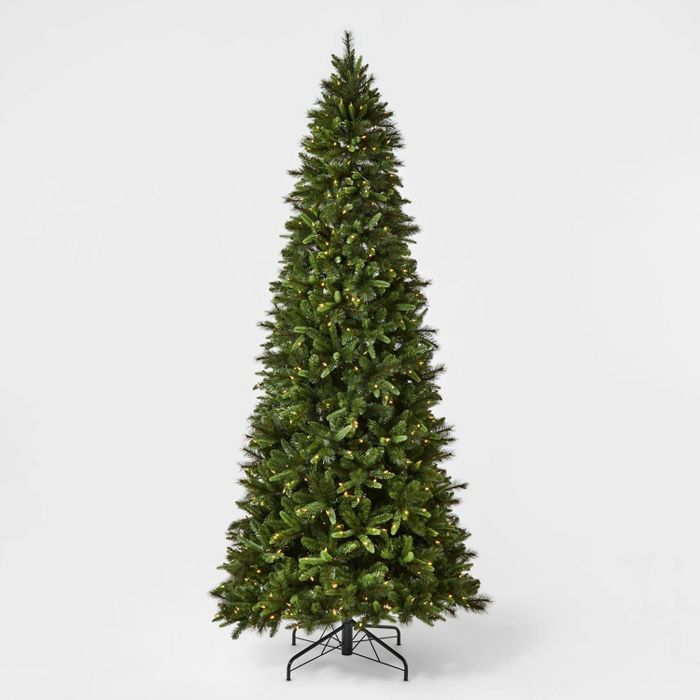 10.5ft Pre-lit LED Full Balsam Fir Artificial Christmas Tree Warm White with AutoConnect - Wonder... | Target